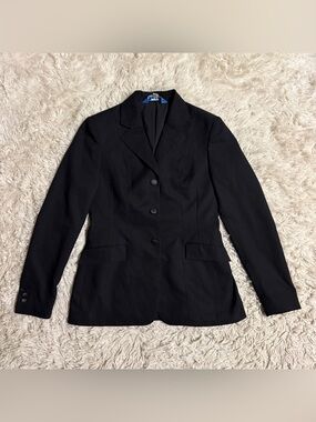 Women’s Size 4L Black RJ Classics Horseback Riding Show Coat. Good Condition.